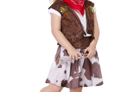 Cowgirl-Kostüm für Kleinkinder, 3 Jahre, Verkleidung für Mädchen TK Gruppe® Grosshandel 