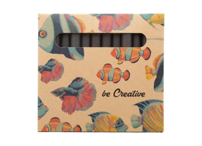 Craxon 12 Eco Naturfarbenes Wachsmalstifte-Set - Umweltfreundlich & Individuell TK Gruppe® Grosshandel 