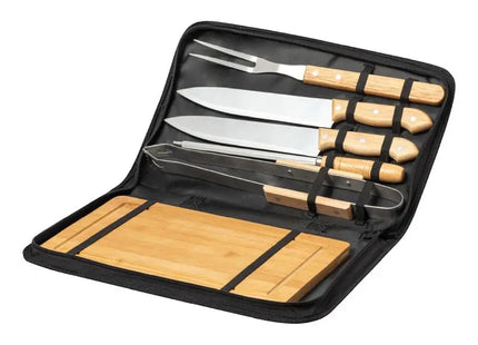 Craxton Grillset in Naturtönen - Hochwertiges Zubehör für Barbecue-Liebhaber TK Gruppe® Grosshandel 