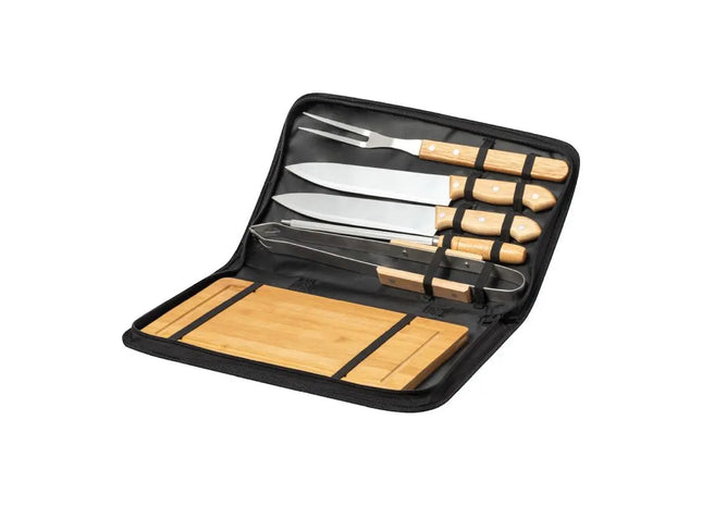 Craxton Grillset in Naturtönen - Hochwertiges Zubehör für Barbecue-Liebhaber TK Gruppe® Grosshandel 