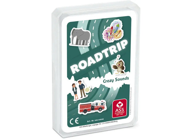 Crazy Sounds Reisespiel im Kunststoffetui - Lustiges Sound-Ratespiel für die ganze Familie TK Gruppe® Grosshandel 
