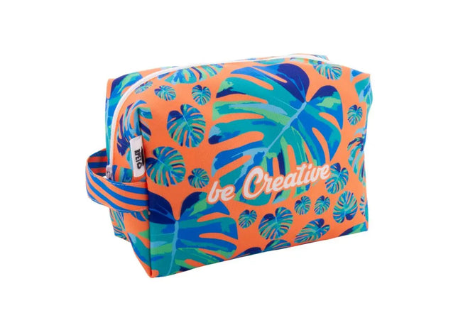 CreaBeauty Carry, Personalisierte Kosmetiktasche in Weiß - Stilvoll & Praktisch TK Gruppe® Grosshandel 