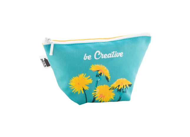 CreaBeauty Kleine Trapez Kosmetiktasche - Personalisiert, Weiß TK Gruppe® Grosshandel 