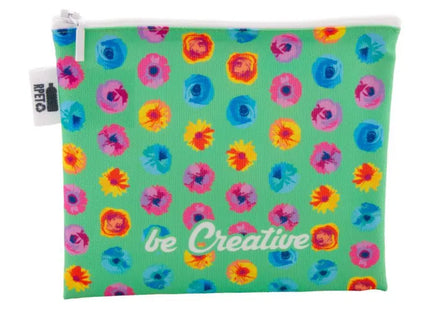 CreaBeauty M RPET Personalisierte Toilettentasche - Weiß, 100 Zeichen TK Gruppe® Grosshandel 