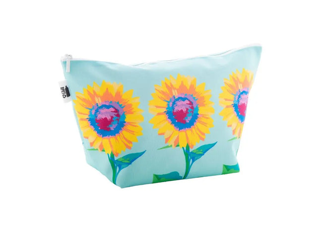 CreaBeauty Trapez L Personalisierte Beautytasche - Weiß, 100 Zeichen TK Gruppe® Grosshandel 