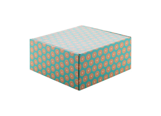 CreaBox Post Square L Quadratischer Versandkarton - Weiß, 100 Zeichen TK Gruppe® Grosshandel 