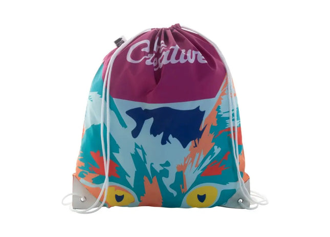 CreaDraw Plus RPET Individueller Turnbeutel - weiß, kreativ und nachhaltig TK Gruppe® Grosshandel 