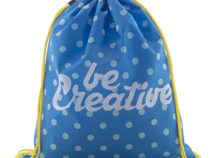 CreaDraw individueller Turnbeutel aus RPET - gelb & weiß - umweltfreundlich und personalisierbar TK Gruppe® Grosshandel 