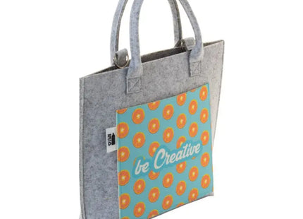 CreaFelt Cross Individuelle Schultertasche - Elegantes Grau TK Gruppe® Grosshandel 