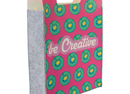 CreaFelt Shop D Tasche: CreaFelt Shop D - Maßgeschneiderte RPET Einkaufstasche in Grau TK Gruppe® Grosshandel 