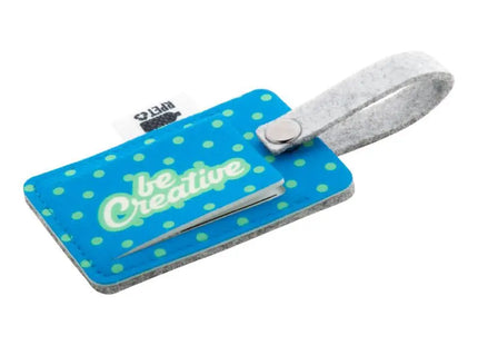 CreaFelt Tag Personalisierter RPET Gepäckanhänger - Schickes Grau TK Gruppe® Grosshandel 