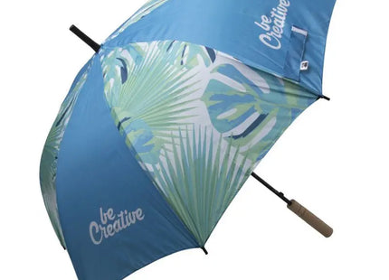 CreaRain Eight RPET Designer Regenschirm - Dualfarben Weiß & Braun TK Gruppe® Grosshandel 