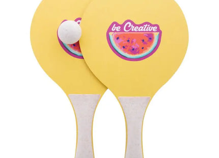 CreaShot Custom Beach Tennis Set - Natural Look TK Gruppe® Grosshandel 