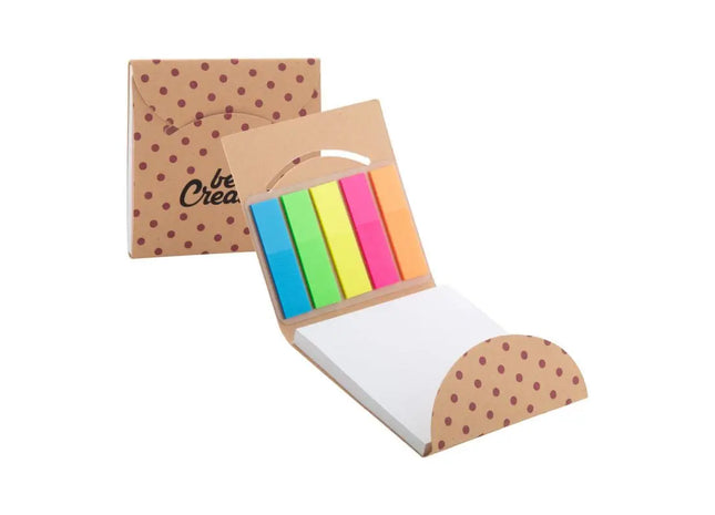 CreaStick Combo C Eco Custom Sticky Notes - Earthy Natural TK Gruppe® Grosshandel 