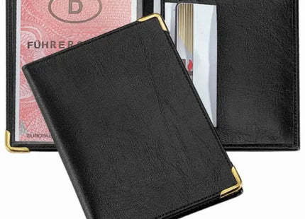 CreativDesign Ausweistasche Budget - Schwarz, kostengünstig und praktisch für Alltag und Reisen TK Gruppe® Grosshandel 