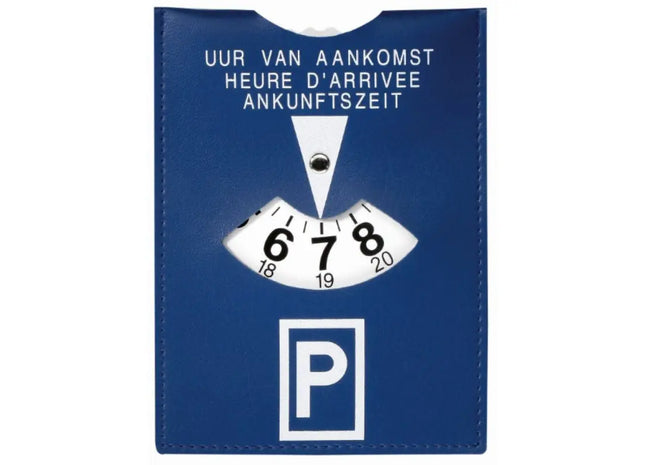 CreativDesign Duo Parkscheibe – Blau, Doppelfunktion TK Gruppe® Grosshandel 