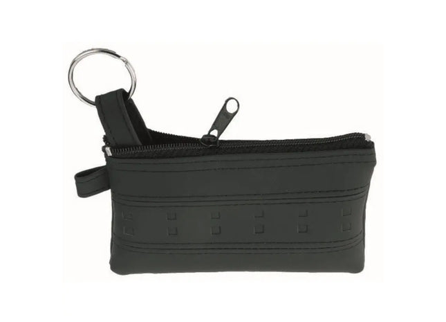 CreativDesign Key Pouch 'Square' - Sleek Black Leather Organizer TK Gruppe® Grosshandel 