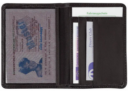 CreativDesign Orga - Strukturierte Ausweistasche, Schwarz TK Gruppe® Grosshandel 