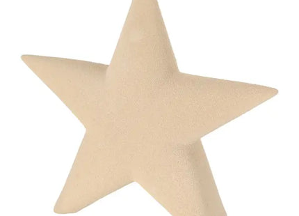 Cremefarbener Sandstern, ca. 23x23cm - Dekorative Wanddekoration für ein stilvolles Ambiente TK Gruppe® Grosshandel 