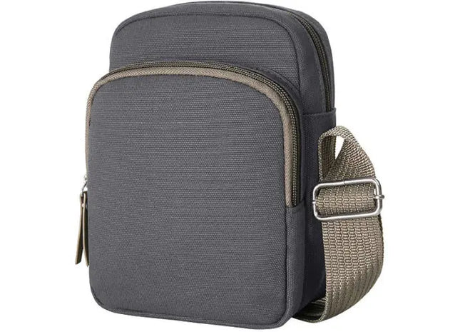 CrossBag COUNTRY - Anthrazit, Stilvolle & Funktionale Umhängetasche für den Alltag TK Gruppe® Grosshandel 