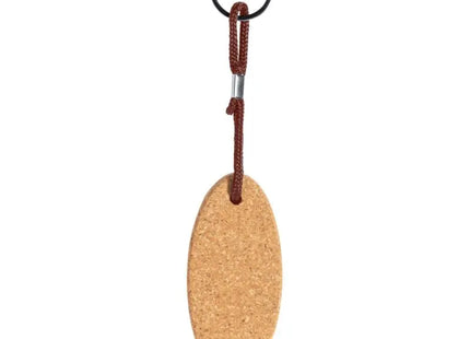 Cruffid Naturfarbener Schlüsselanhänger aus Kork - Öko-Stil TK Gruppe® Grosshandel 