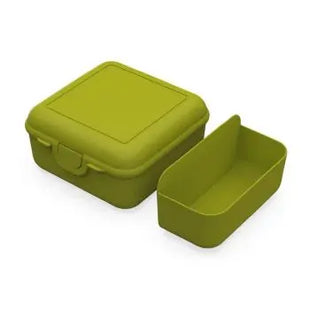 Cube Deluxe Vorratsdose mit Trennschale - Lemon, Stilvolle & Praktische Aufbewahrung für Küche TK Gruppe® Grosshandel 