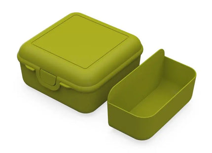 Cube Deluxe Vorratsdose mit Trennschale in Lemon – Farbenfroh & Praktisch TK Gruppe® Grosshandel 