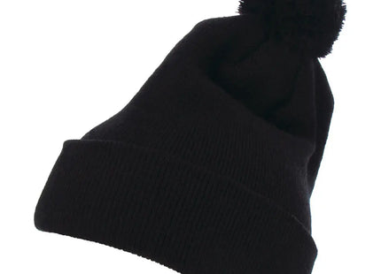 Cuffed Pom Pom Knit Beanie TK Gruppe® Grosshandel 