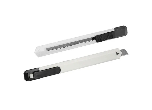 Cutter Beta mit Einhand-Feststellklinge - Weiß für präzise Schnitte TK Gruppe® Grosshandel 