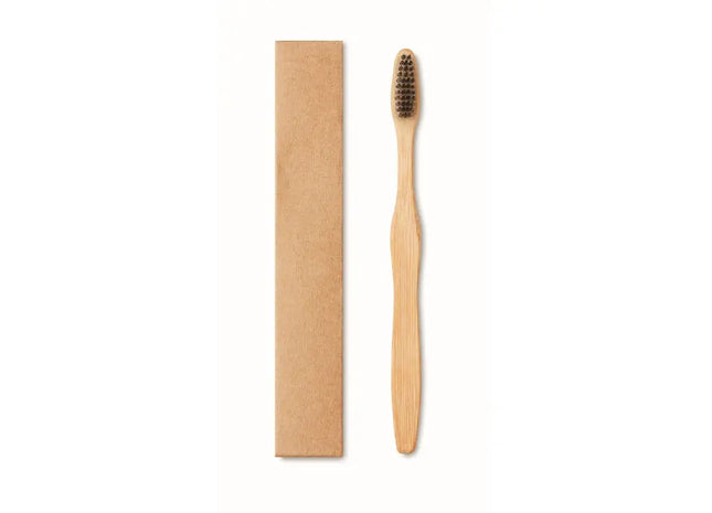 DENTOBRUSH Schwarze Bambus-Zahnbürste – Ökologisch & Stilvoll TK Gruppe® Grosshandel 