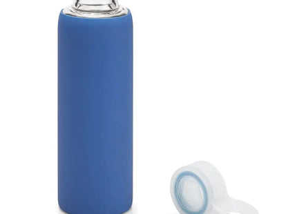 DHABI Kompakte Glas-Sportflasche, 380ml - Ozeanblau TK Gruppe® Grosshandel 