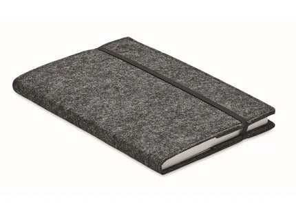 DIN A4 Konferenzmappe RPET FELTNOTE - dunkelgrau - Businessmappe, Tagungsmappe TK Gruppe® Grosshandel 