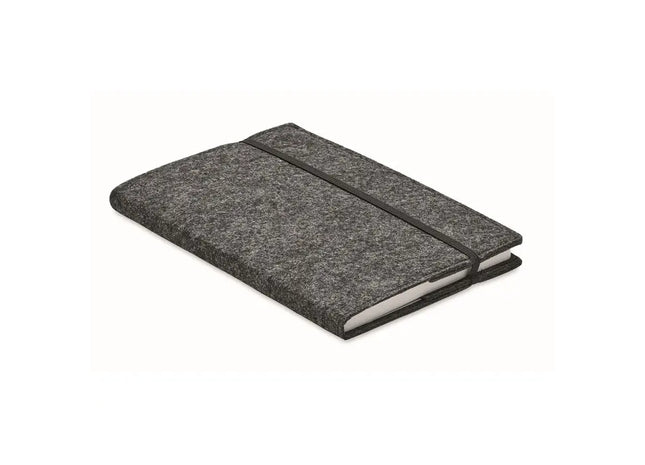 DIN A4 Konferenzmappe RPET FELTNOTE - dunkelgrau - Businessmappe, Tagungsmappe TK Gruppe® Grosshandel 