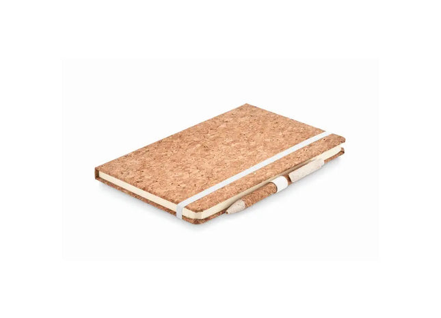 DIN A5 Kork Notizbuch SUBER SET in Beige - Stilvoll & Nachhaltig TK Gruppe® Grosshandel 