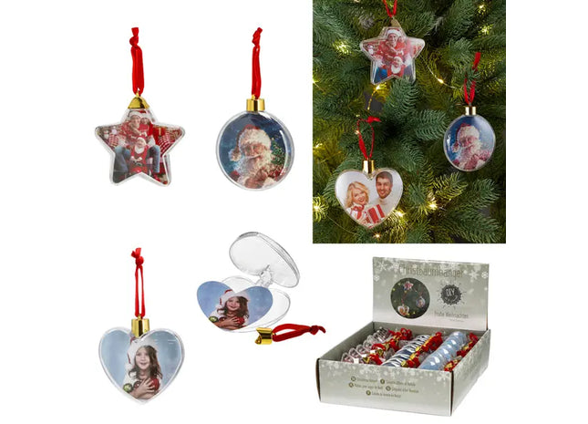 DIY Christbaumschmuck-Set, 3 Stück, Durchmesser ca. 9 cm TK Gruppe® Grosshandel 