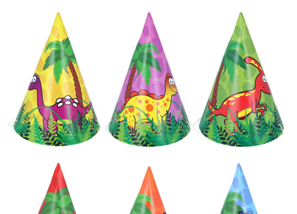 DIY Dinosaurier-Kegelhütte, 16,5 cm, Bausatz in 6 Varianten TK Gruppe® Grosshandel 
