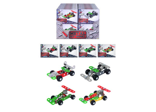 DIY-Metallschränke für Autos, 4 Varianten – Bastelset für Hobby & Freizeit TK Gruppe® Grosshandel 