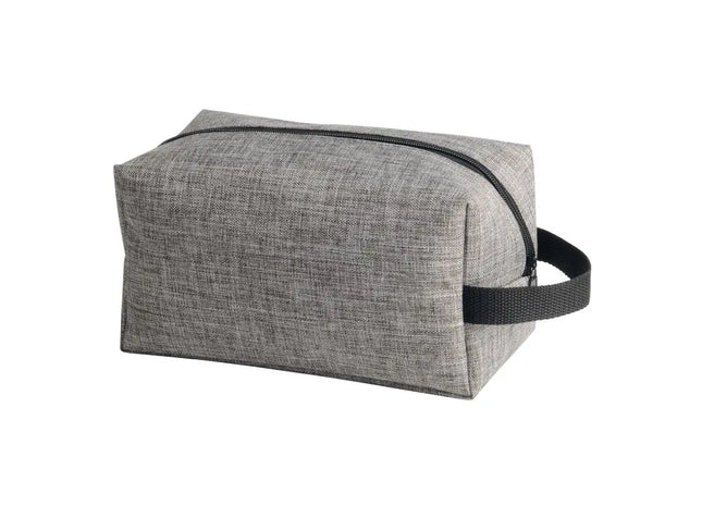 DONEGAL WASH Kulturtasche in Grau-Schwarz - Stilvoll & Robust, 100 Zeichen TK Gruppe® Grosshandel 