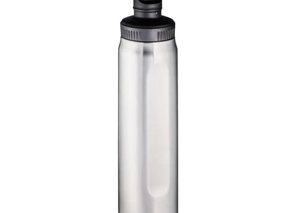 DOVER Thermotrinkflasche 500 ml, Schwarz-Silber TK Gruppe® Grosshandel 