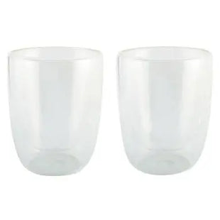 DRINK LINE L Doppelwandiges Gläser-Set Groß - Transparent & Isolierend TK Gruppe® Grosshandel 