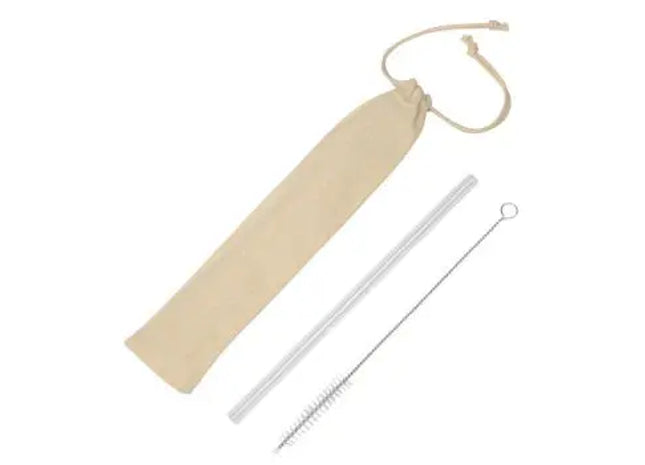 DRINK SMART Glas-Strohhalm: Klar & Umweltfreundlich TK Gruppe® Grosshandel 