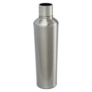 DRINQEO 770 Thermotrinkflasche, 770 ml - Schwarz & Silber, Stilvoll Isoliert TK Gruppe® Grosshandel 
