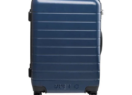 Dacrux RPET Reisekoffer - dunkelblau: Nachhaltiger Koffer für umweltbewusste Reisende TK Gruppe® Grosshandel 