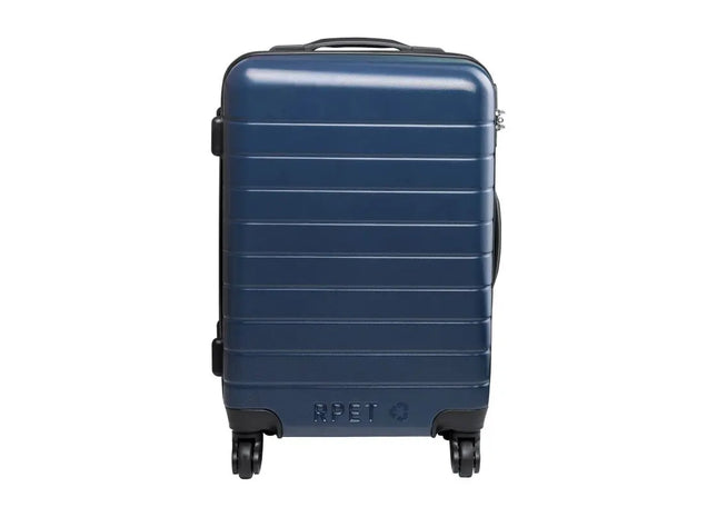 Dacrux RPET Reisekoffer - dunkelblau: Nachhaltiger Koffer für umweltbewusste Reisende TK Gruppe® Grosshandel 