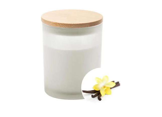 Daizu XL Kerze, Vanille - Großes Duftvergnügen in elegantem Weiß TK Gruppe® Grosshandel 