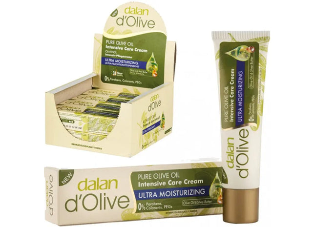 Dalan d'Olive Intensive Olive Hand Cream, 20ml Tube - Nourishing Moisturizer TK Gruppe® Grosshandel 
