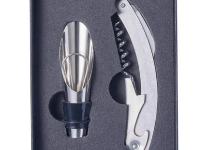 Dale 2-teiliges Edelstahl-Sommelierset: Elegant & Funktional TK Gruppe® Grosshandel 