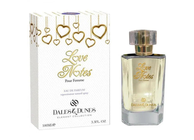 Dales & Dunes Love Notes 100ml EDT für Damen - Romantischer, Bezaubernder Duft TK Gruppe® Grosshandel 