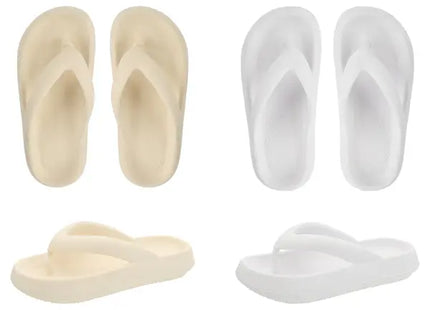 Damen Flip-Flops mit Wolkenmuster - Bequeme Sommer-Schlappen, 2er Set TK Gruppe® Grosshandel 