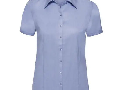 Damen Kurzarm Herringbone-Hemd, Maßgeschneidert & Stilvoll TK Gruppe® Grosshandel 